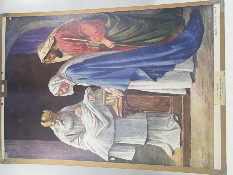 Religøs skoleplansje 
Jesu Dåp
