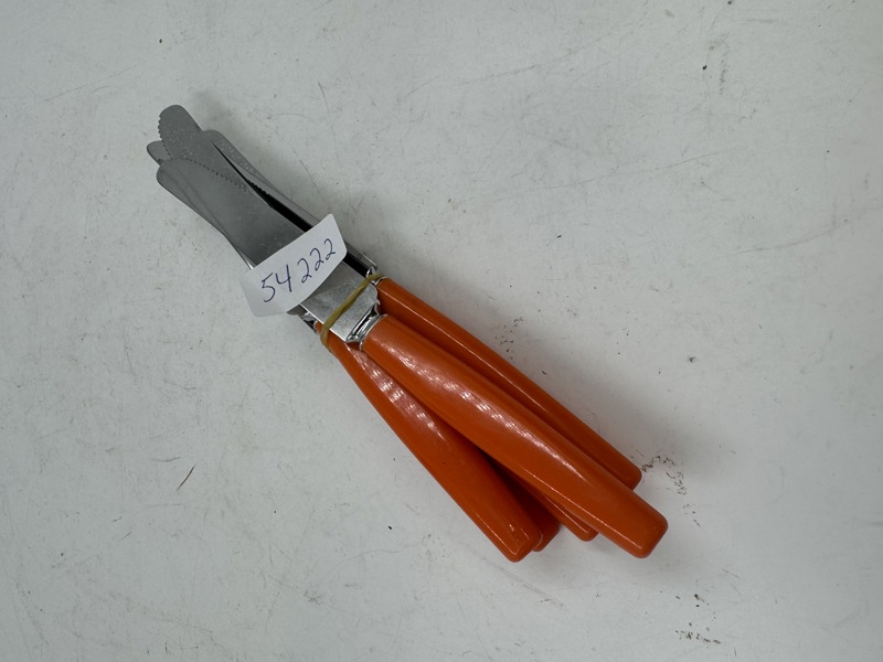 Seffield 6 stk Kniver orange kniver