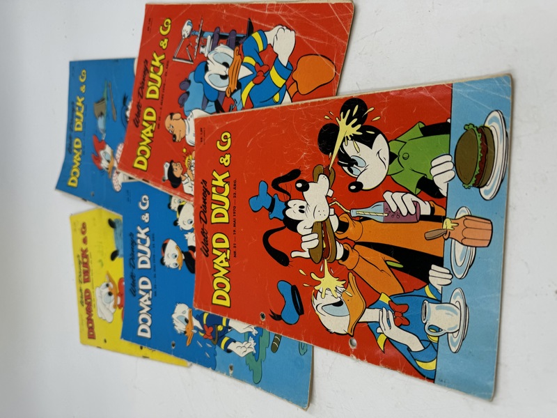 5 stk Donald Duck 1970 Hull