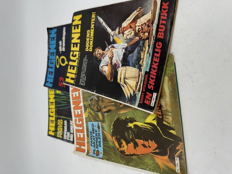 4 stk Helgenen 1985,1982,1980, 1977