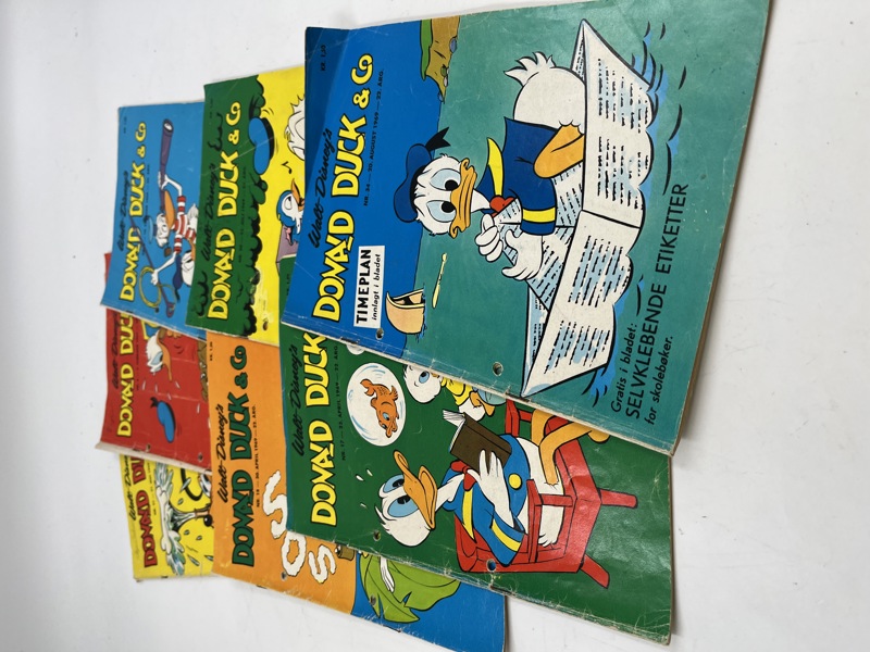 Donald Duck 7 stk 1969