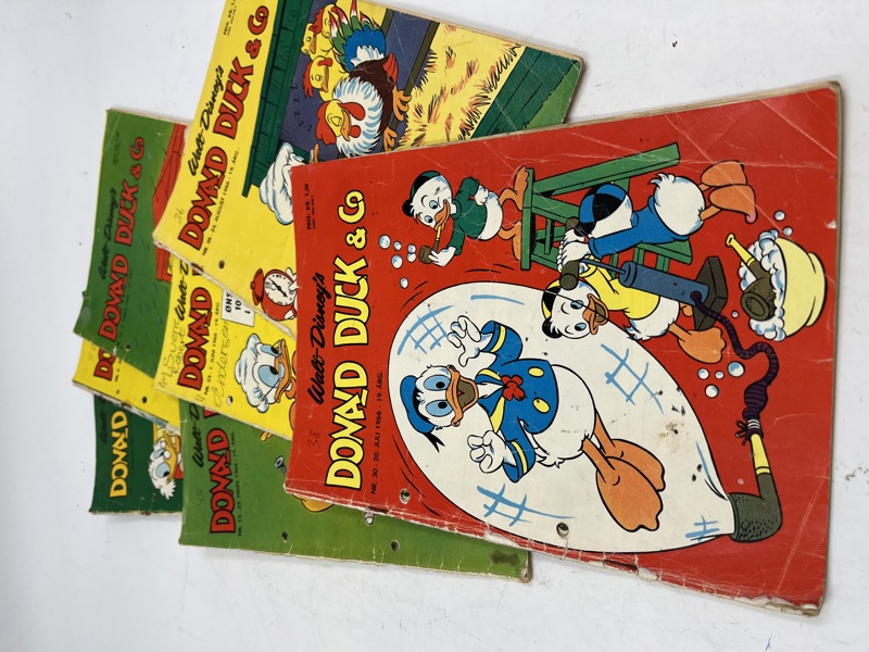 Donald Duck 7 stk 1966 Hull