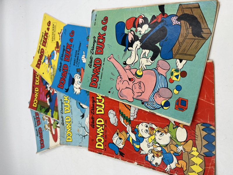 5 stk Donald Duck 1971+ 2 stk 1967 Hull
