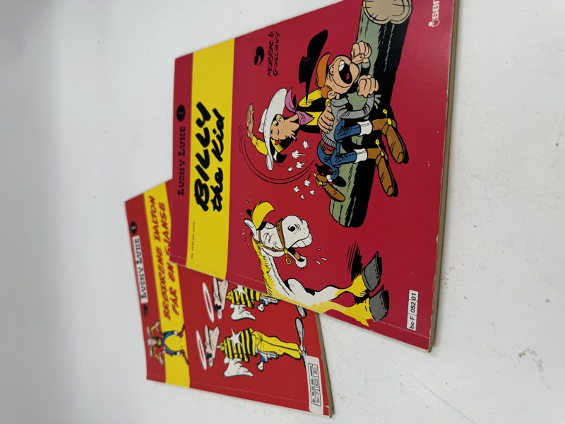 2 stk Lucky Luke nr 1-2 