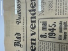 AVIS - Tønsberg Blad  Onsdag 9 Mai 1945  i ramme