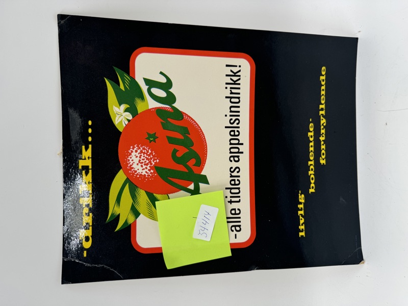 Asina plakat 50 -60 tallet 