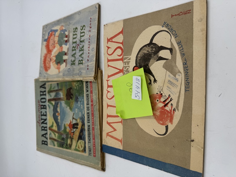2 Egner barnebøker + musevisa