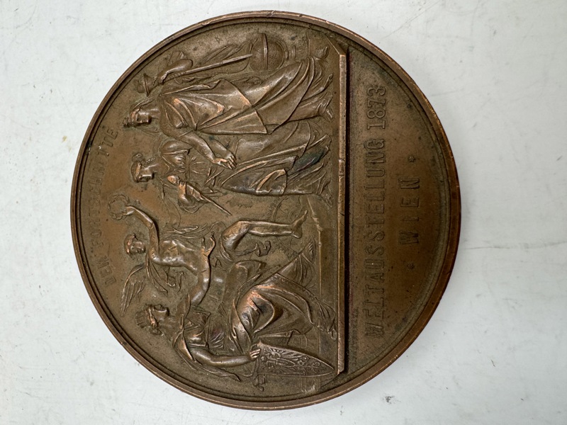 Stor gml bronsje medalje 1873