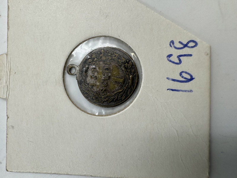 Medalje / mynt 1698