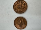 2 Medaljer 1877 og 1887