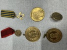 6 Gull aktige gml medaljer