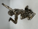 Gamel gedigen sølvaktig Jesus/ gudefigur?