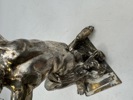 Gamel gedigen sølvaktig Jesus/ gudefigur?