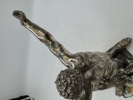 Gamel gedigen sølvaktig Jesus/ gudefigur?