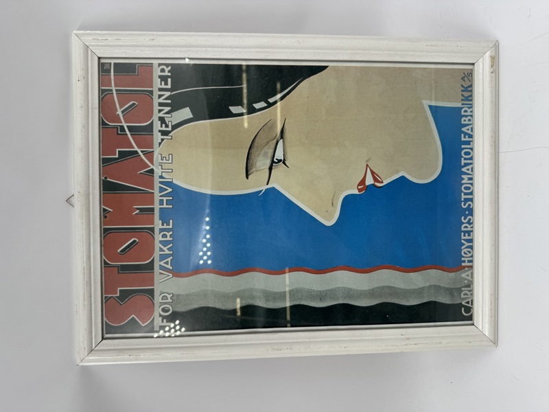 Stomadol plakat fra slutten av 1900 talet