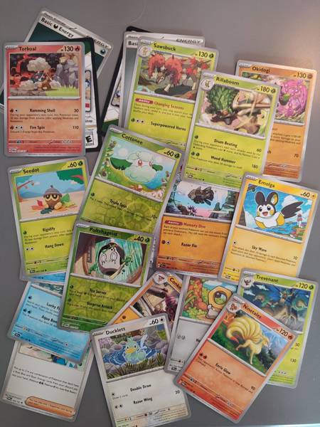 Lott med Pokemon kort