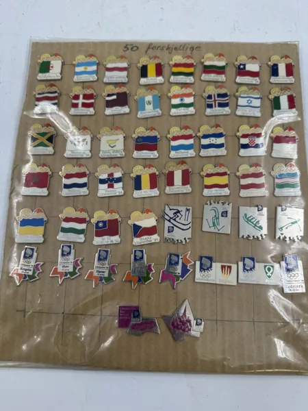 50 stk Forskjellige Pins