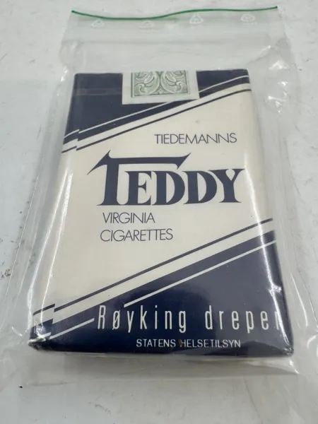 Uåpnet Teddy fra Tiedemanns