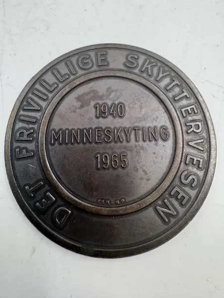 Det Friviilige Skytervesen Minnemedalje 1940-1965