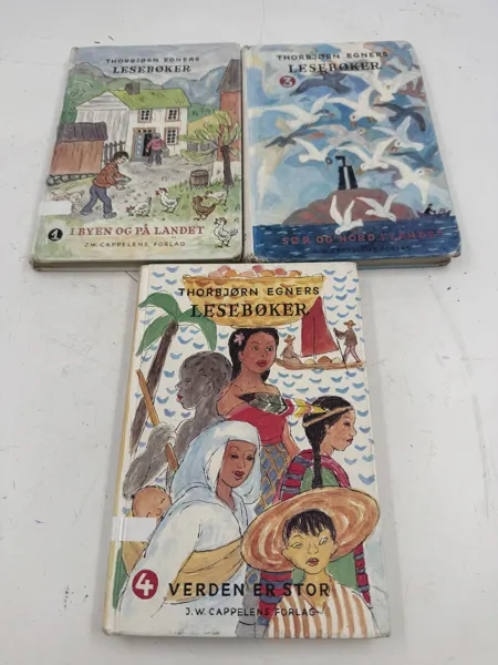 3 Lesebøker Egner