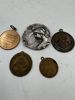 5 gml medaljer bla i sølv