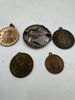 5 gml medaljer bla i sølv