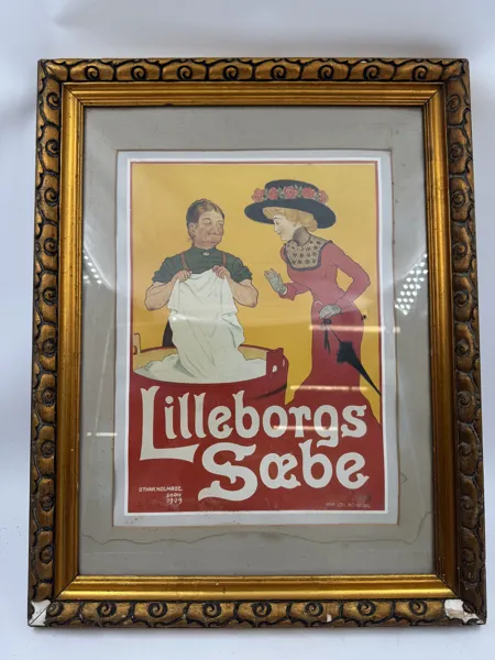 Lilleborg sæbe plakat
