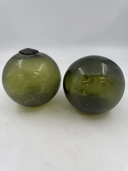 2 stk stor glasskuler