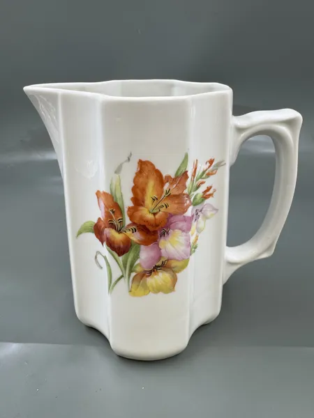 PP- Mugge med blomstermotiv 