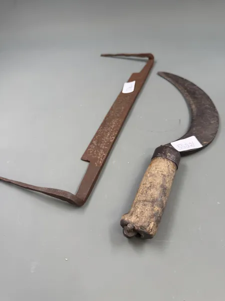 Lott - Smidd sigd+ ubrukt skavekniv sheffield