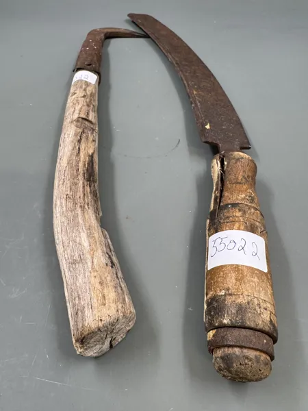 Tømmerhakke + smidd Lauvkniv