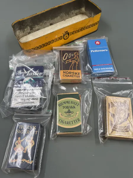 Blikkeske rose tobakk 6 10 og 20 pk sig 