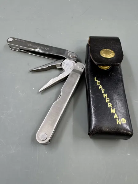 Leathermann kniv i org etui