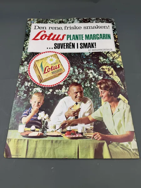 Margarin plakat 40-50 tallet