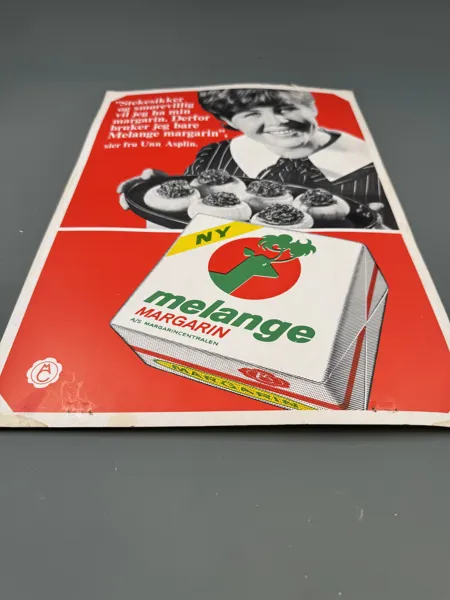 Margarin plakat fra 50 tallet