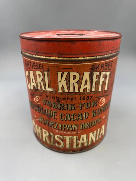 Meget uvanlig kakaoboks Karl Krafft Christiania