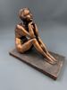 kvinne figur i kobber,
