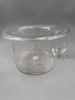 Gml Tissepotte i glass