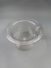 Gml Tissepotte i glass
