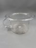 Gml Tissepotte i glass