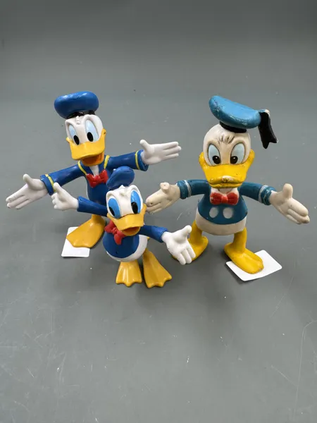 3 Figurer Donald Duck