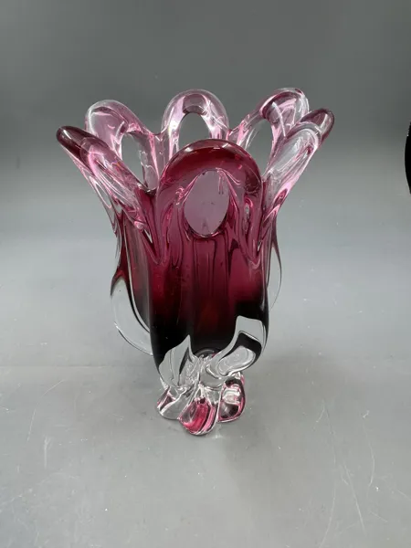 Kunstglassvase Josef Hospodka