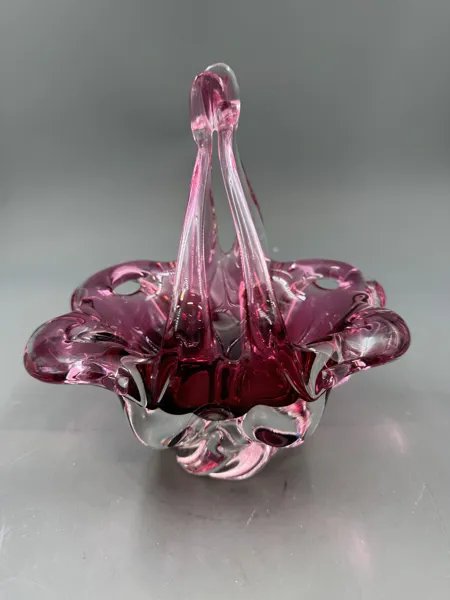 Kunstglasskurv m hank