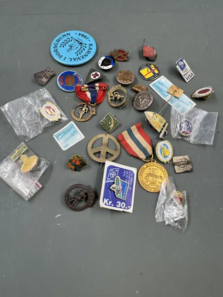 Div Lott merker medaljer m/ mere