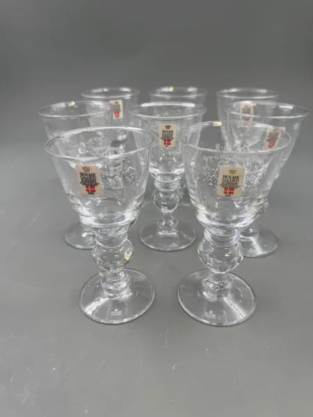 Holmegaard - 8 stk Likørglass