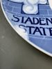 2 stk PP Platter blått stempel