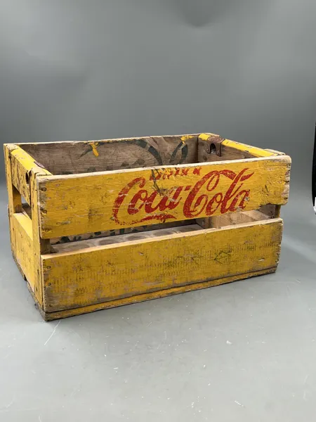 Vintage Coca Cola trekasse 1950 tallet