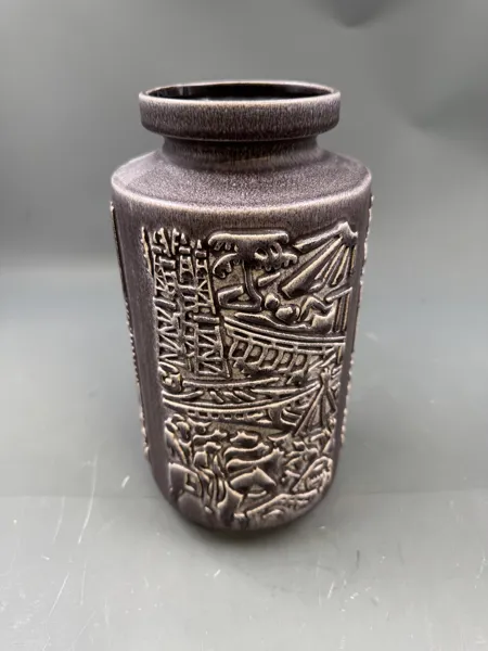Vintage Ilkra keramik Panorama vase 