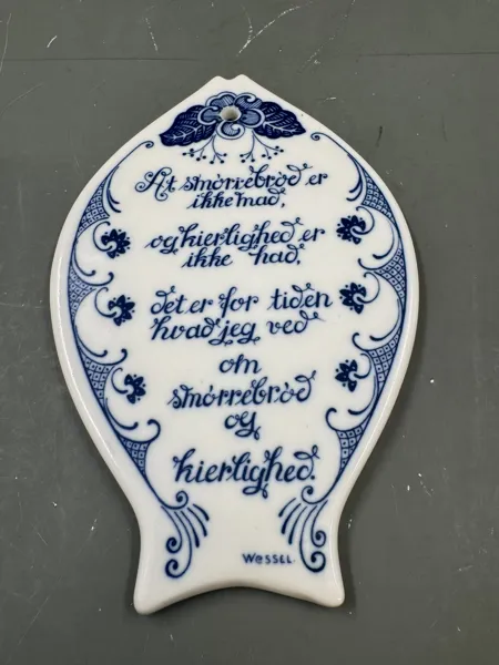 PP-Fjøl med Tekst