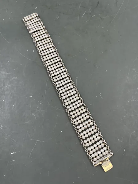 Einar Modahl -Vintage Armbånd 925 s med emalje